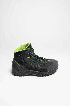 Wanderschuhe>Lowa Approach GTX Mid Junior Kinder (Navy/Limone)