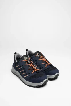 Wanderschuhe>Lowa Axos GTX Lo Junior Kinder (Navy/Lachs)