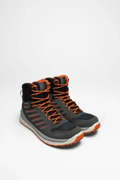 Wanderschuhe>Lowa Axos GTX Mid Herren (Graphit/Flame)