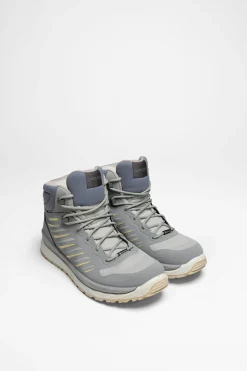 Wanderschuhe>Lowa Axos GTX Mid Ws Damen (Eisgrau/Vanille)