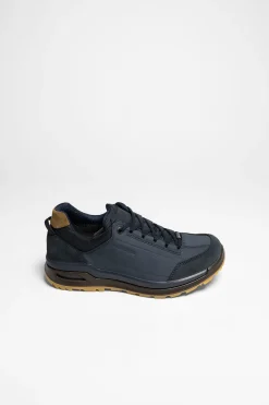 Wanderschuhe>Lowa Bellagio GTX Lo Herren (Navy/Braun)