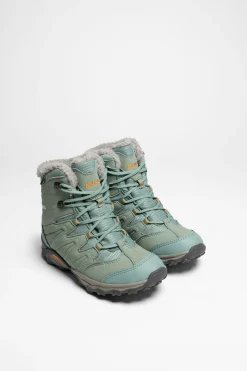 Winterschuhe>Meindl Calgary Junior GTX Kinder (Linde/Orange)