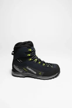 Wanderschuhe>Lowa Cevedale Pro GTX Mid Herren (Navy/Limone)