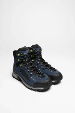 Wanderschuhe>Lowa Corvara GTX Mid Herren (Dark/DenimGrau)
