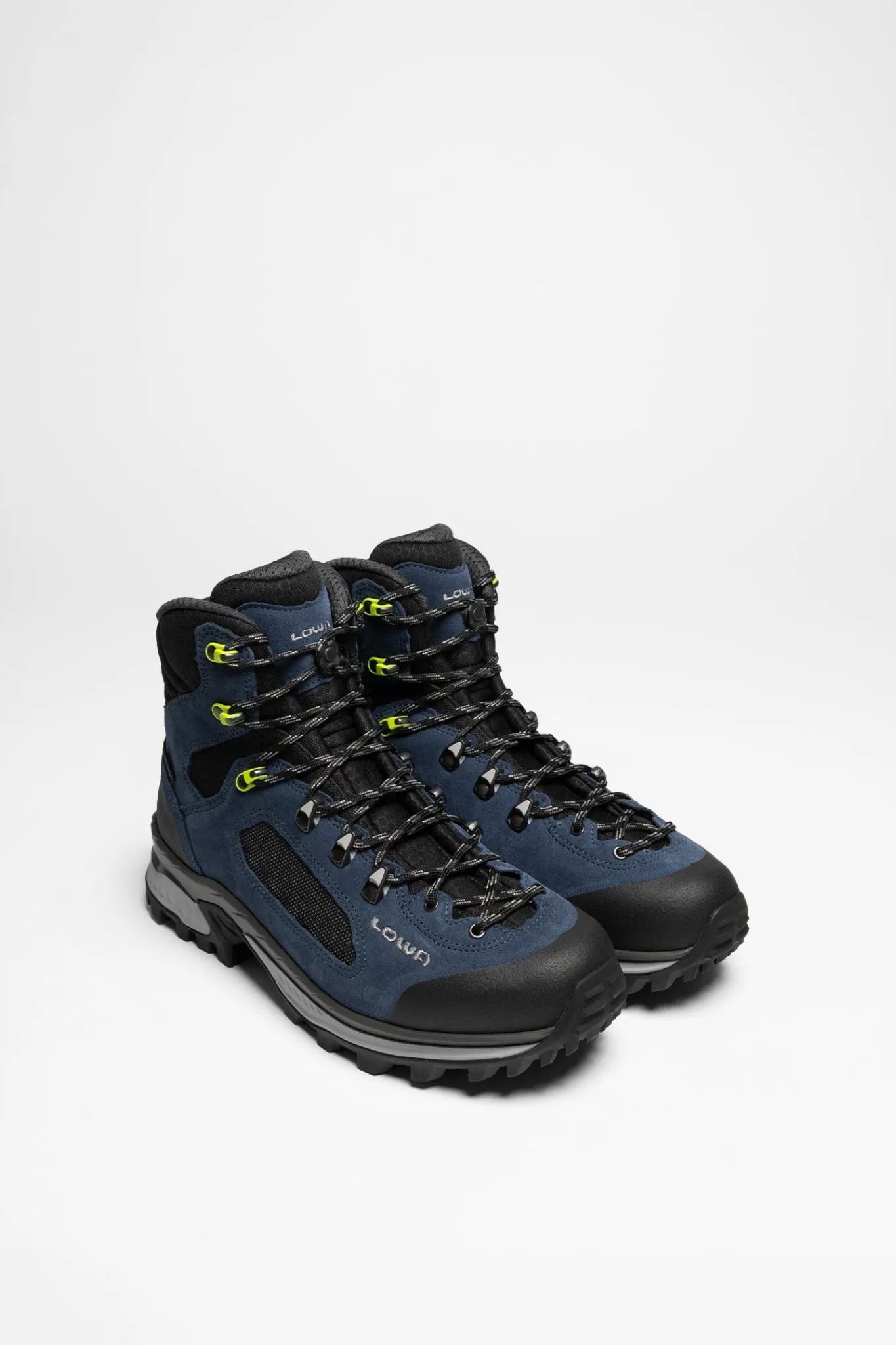 Wanderschuhe>Lowa Corvara GTX Mid Herren (Dark/DenimGrau)