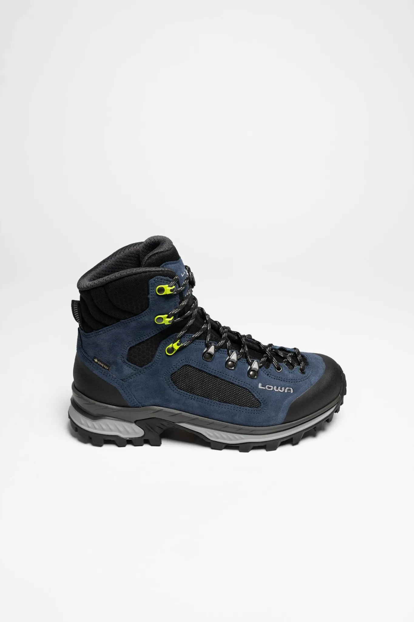 Wanderschuhe>Lowa Corvara GTX Mid Herren (Dark/DenimGrau)