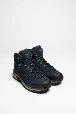 Wanderschuhe|Bergschuhe>Lowa Corvara GTX Mid Ws Damen (Navy/Arktis)