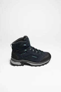Wanderschuhe|Bergschuhe>Lowa Corvara GTX Mid Ws Damen (Navy/Arktis)