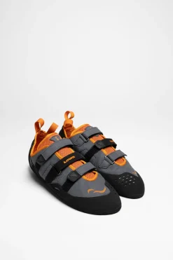 Wanderschuhe>Lowa Falco Vcr FALCO VCR Unisex Kletterschuhe (Anthrazit/Orange)