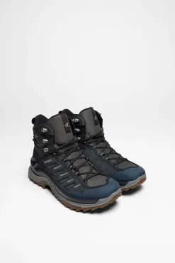 Wanderschuhe>Lowa Innovo GTX Mid Herren (Navy/Grau)