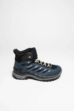 Wanderschuhe>Lowa Innovo GTX Mid Ws Damen (Blau/Grau)