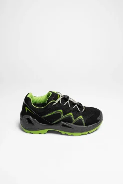 Wanderschuhe>Lowa Innox GTX Lo Junior Kinder Schwarz/Limone