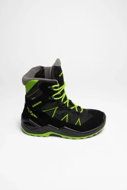 Wanderschuhe>Lowa Jonas GTX Mid Kinder (Schwarz/Limone)