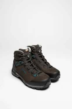 Wanderschuhe|Trekkingschuhe>Lowa Lady Ligth LL Damen Schiefer/Türkis