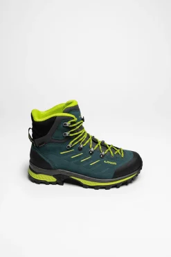 Wanderschuhe>Lowa Randir GTX Mid Herren (Blau/Limone)