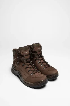 Wanderschuhe|Bergschuhe>Lowa Renegade Evo GTX Mid Herren Espresso/Seegras