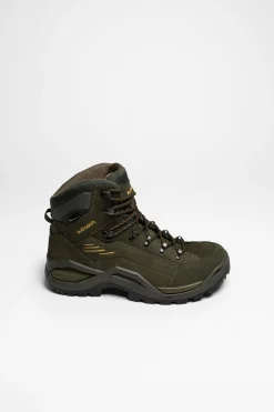 Wanderschuhe|Bergschuhe>Lowa Renegade Evo GTX Mid Herren Oliv/Senf