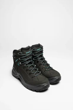 Wanderschuhe>Lowa Renegade EVO GTX Mid Ws S (Asphalt/Türkis)
