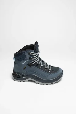 Wanderschuhe>Lowa Renegade GTX Mid Ws Damen (Smoke/Blue)
