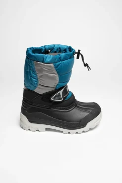 Winterschuhe>Meindl Snowy 3000 Kinder (Silber/Petrol)