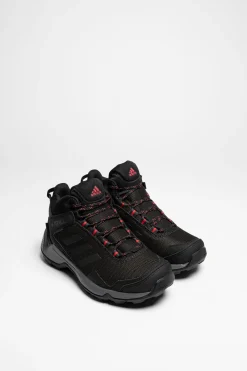 Wanderschuhe>adidas Terrex Eastrail Mid GTX W Damen (CARBON/CBLACK/ACTPNK)