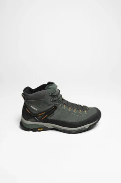 Wanderschuhe>Meindl Top Trail Mid GTX Herren (Loden/Orange)