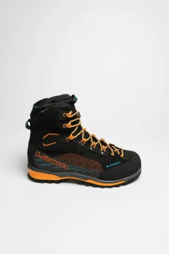 Wanderschuhe|Bergschuhe>Lowa Vajolet GTX Mid Herren (Schwarz/Flame)